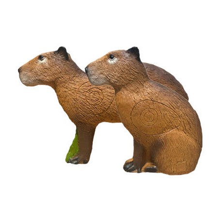 Cel łuczniczy 3D Kapibara Tikk i Tokk zestaw figur