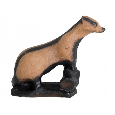 Cel łuczniczy 3D Wildlife Borsuk na skale Cel łuczniczy 3D Wildlife Borsuk na skale